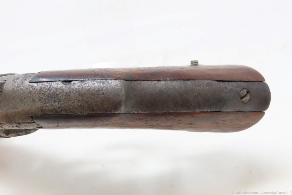 c1862 CIVIL WAR Antique SAVAGE Revolving Fire Arms .36 cal NAVY Two Trigger-img-6