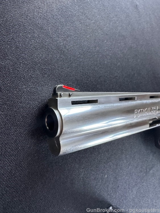 1982- Colt Python Double Action Revolver .357 mag cal., 6" vent rib barrel-img-5