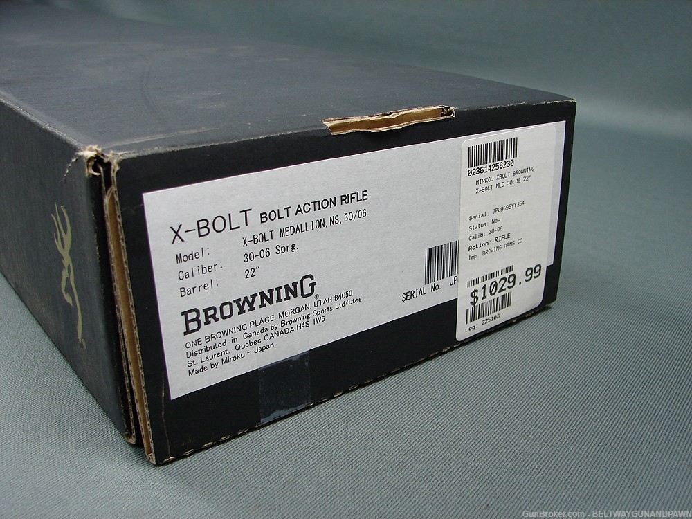 Browning X-Bolt Medallion 30-06 22" w/30mm Rings w/Factory Box Mfg 2022-img-13