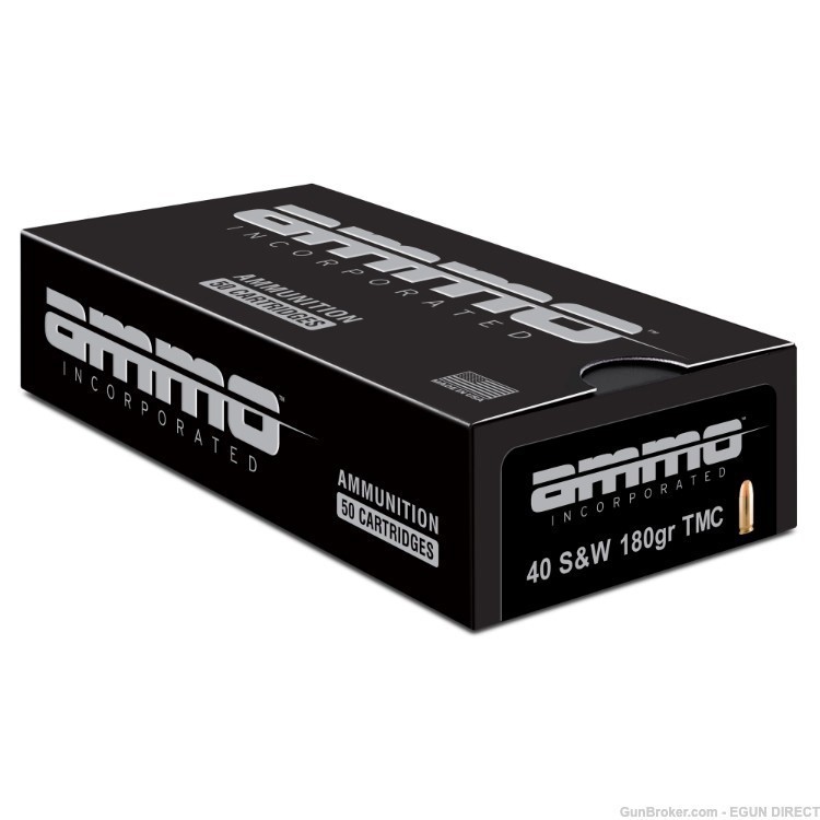 Ammo Inc Signature 40 S&W 180gr Total Metal Coating - 50rd-img-0