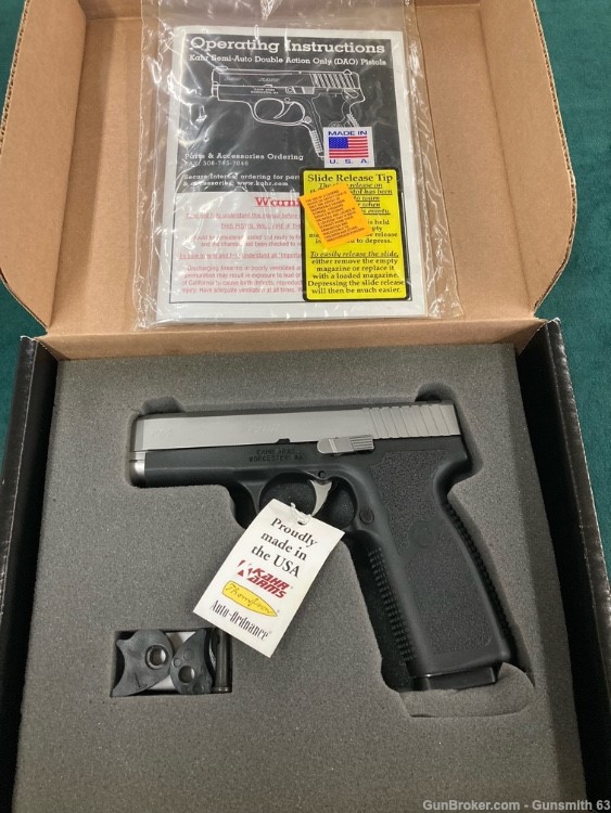 Kahr Arms CT9 9mm pistol. Like new.-img-0