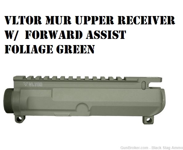VLTOR MUR Upper Receiver with Forward Assist Foliage Green new ar15 upper-img-0
