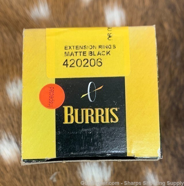 Burris Extension Rings Matte Black 1"-img-1
