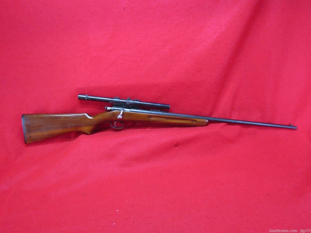 Winchester Model 67 22 S/L/LR w Weaver 4x scope C&R Okay Nice-img-0