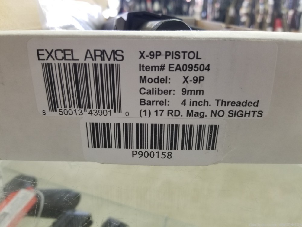 Excel Arms X-9P Model EA09504 Excel 9mm Pistol Glock Mag Compatible-img-6