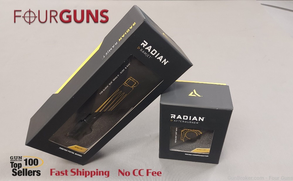 Radian Weapons Ramjet + Afterburner Combo 9mm Glock 19 Gen 4-img-0