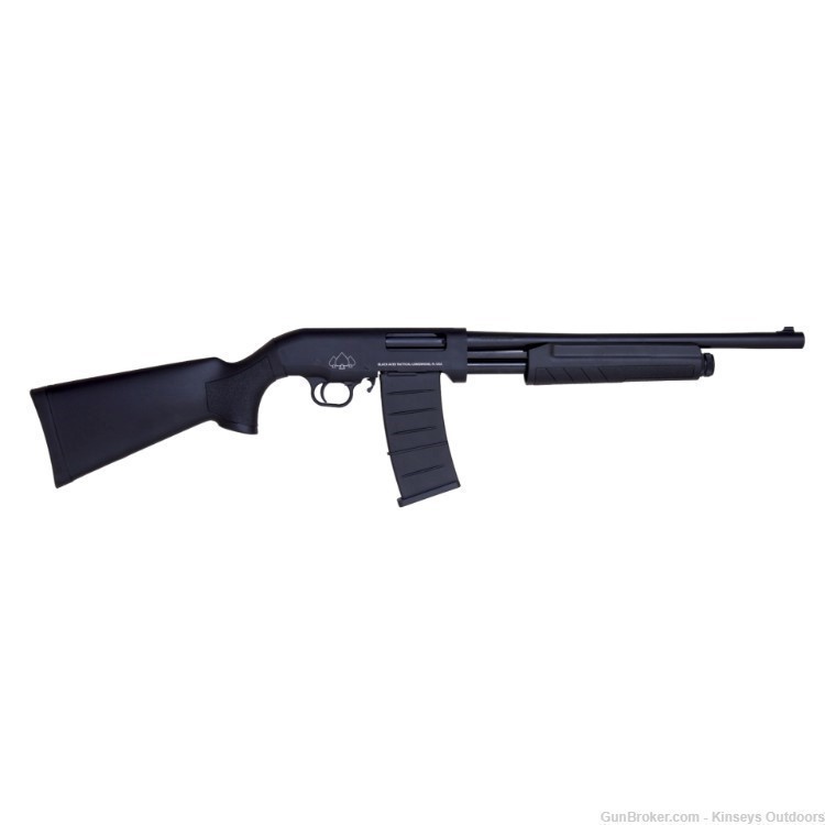 Black Ace Tactical Pro Series M Pump Shotgun 12 ga. 18.5 in. Black 3 in. RH-img-0