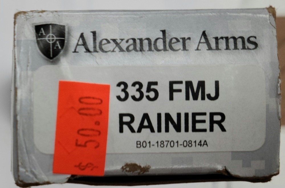 ALEXANDER ARMS 50 BEOWULF 335 FMJ RAINER-img-0