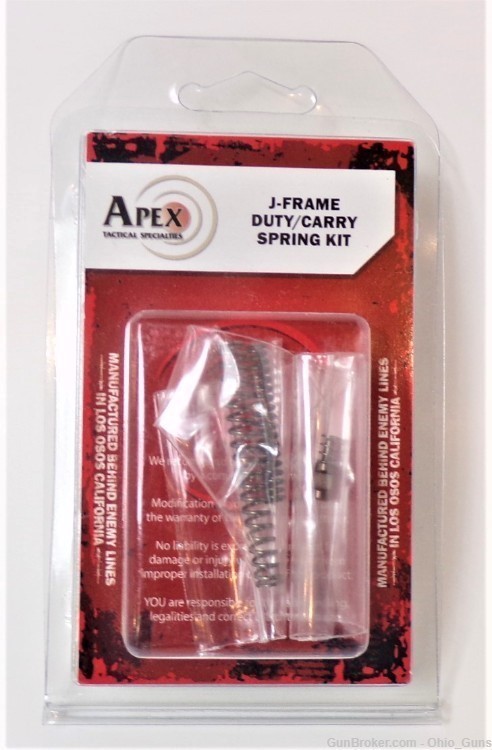 Apex Tactical Spring Kit Duty/Carry S&W J Frame-img-0