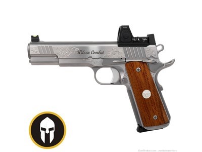 Wilson Combat Classic-5" Bbl (9mm) Full Size Frame-RMR-Engraved Stainless