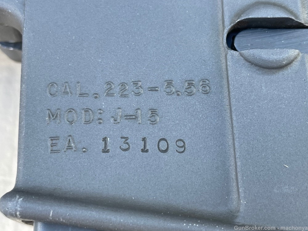 E.A. Company J-15 SP-1 COLT Pre Ban 5.56 mm AR 15 Very Nice w/ 6 Magazines-img-14
