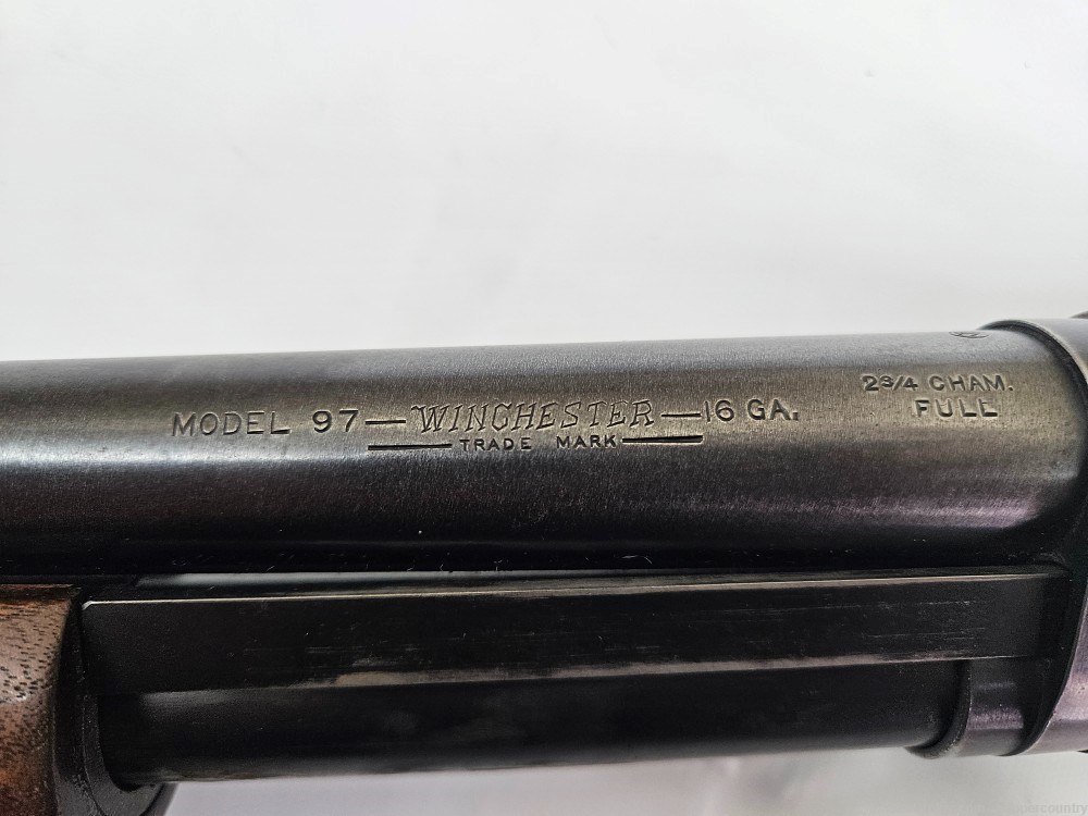 Winchester Model 97 16ga Full fixed 2 3/4" Chamber used -img-3