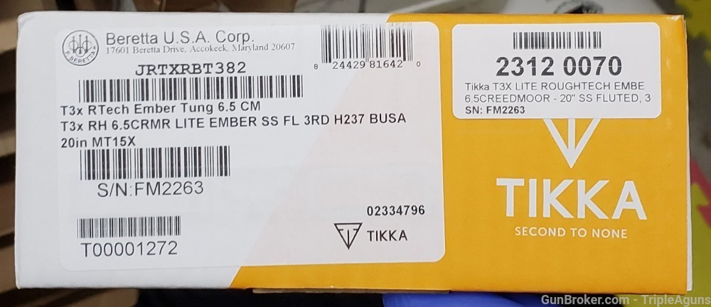 Tikka T3X Roughtech Ember Superlite 6.5 Creedmoor 20in barrel JRTXRBT382-img-18