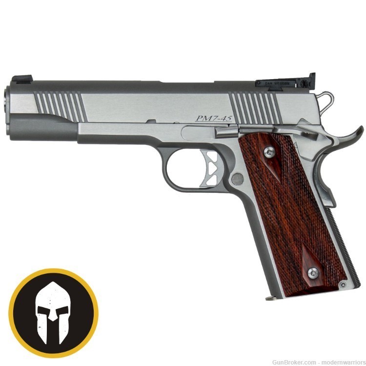 Dan Wesson Pointman Seven - 5" Barrel (.45 ACP) - Stainless/Cocobolo-img-0