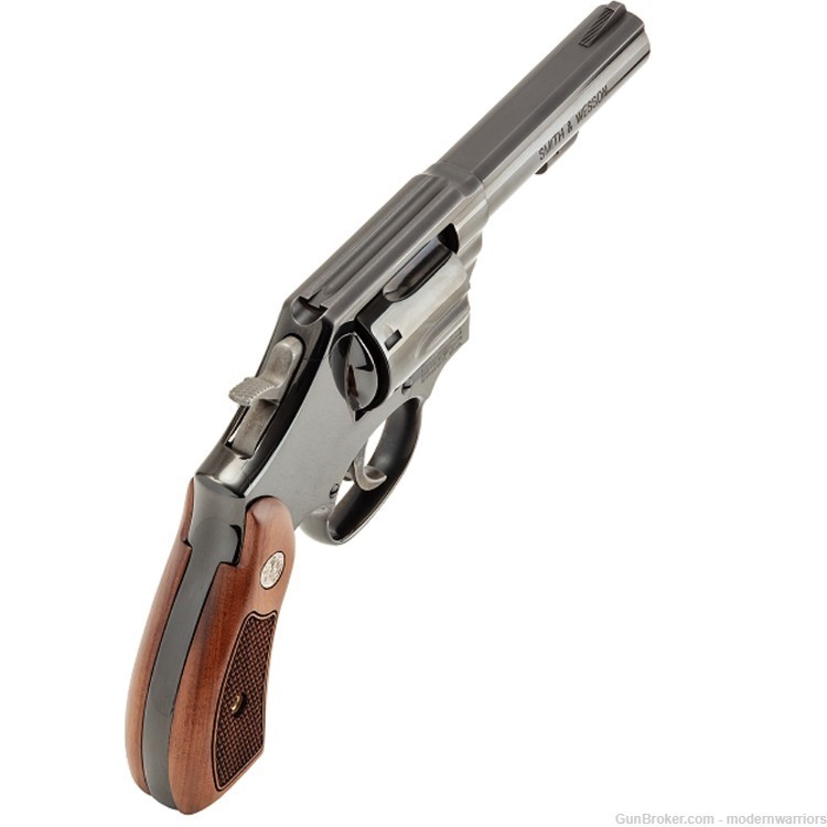 Smith & Wesson 10 Classic - 4" Barrel (.38 SPL) - 6-Shot - Black/Wood-img-4