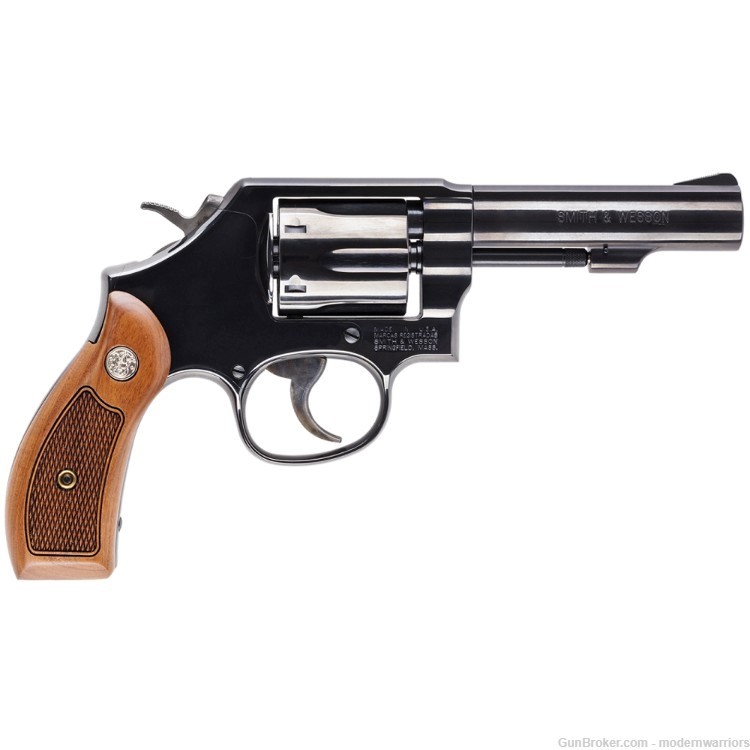 Smith & Wesson 10 Classic - 4" Barrel (.38 SPL) - 6-Shot - Black/Wood-img-1