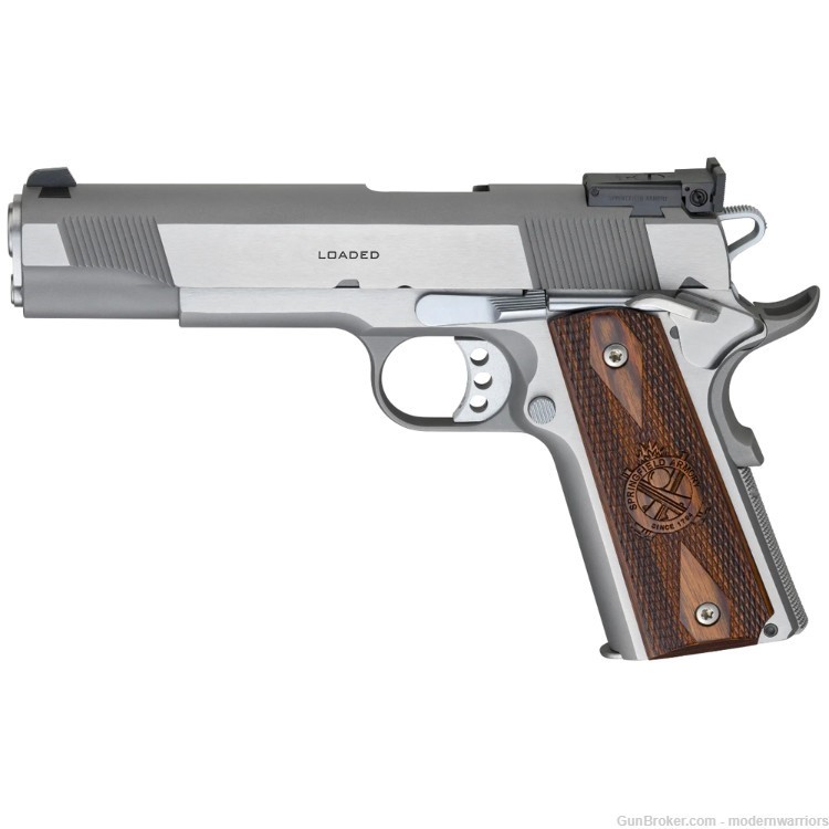 Springfield Armory 1911-A1 Target-5" Bbl (.45 ACP) CA Compliant-Stainless-img-1