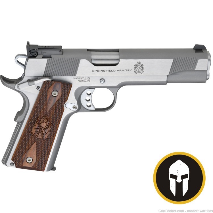 Springfield Armory 1911-A1 Target-5" Bbl (.45 ACP) CA Compliant-Stainless-img-0