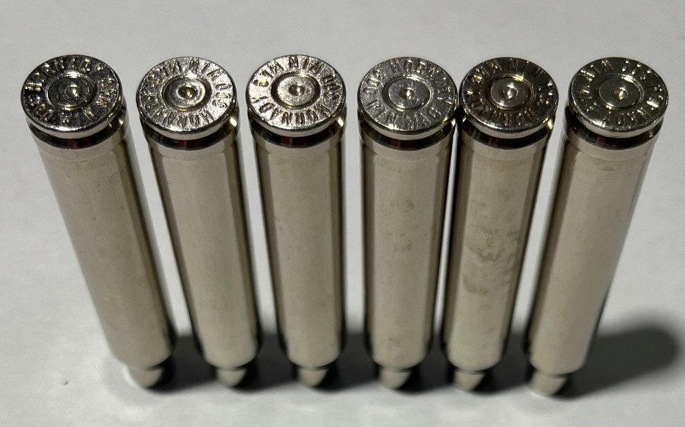 .300 Win Mag Once-fired Brass Nickel Hornady Polished Inspected BLEMS - 55-img-1