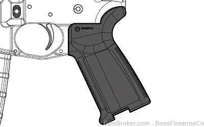 Magpul Industries MOE Pistol Grip Black MAG415-BLK-img-1