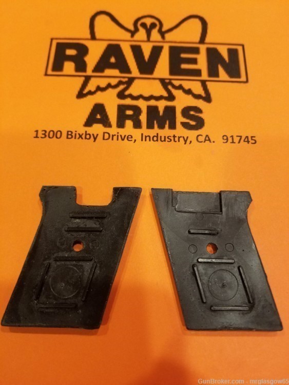 Raven / Phoenix Arms MP25, MP-25, P25, P-25 Smooth Black Grips (Lg Safety)-img-2