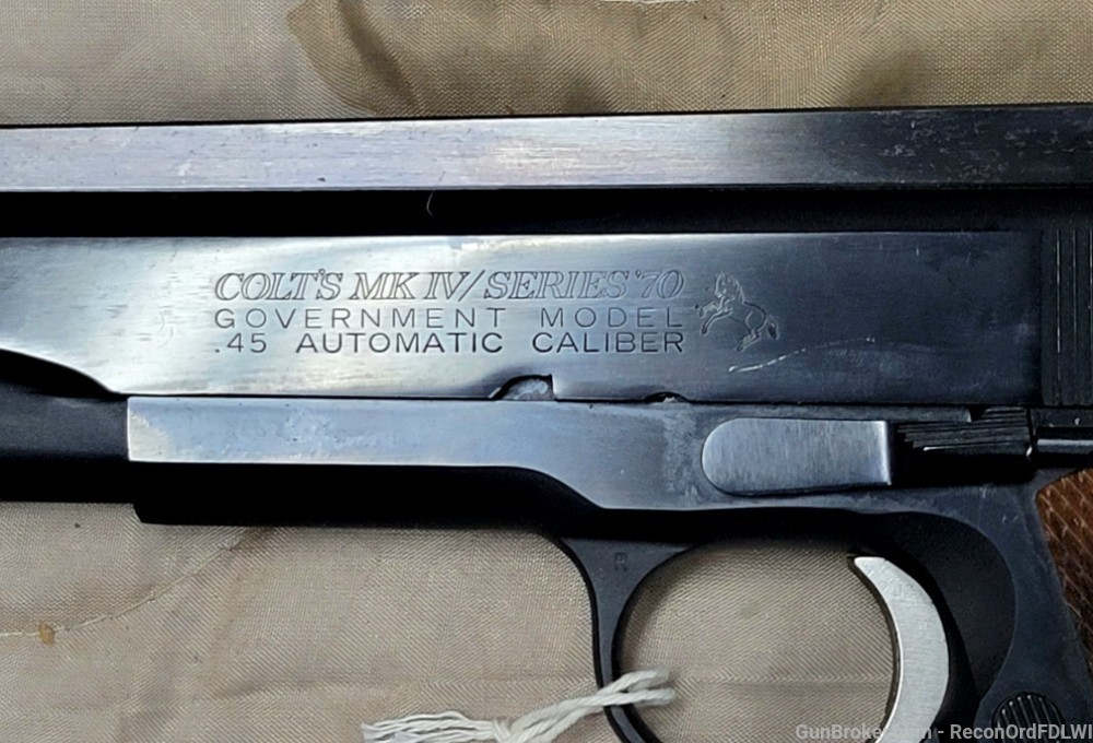 COLT 1911 Mk IV Series 70 Colt-1911 45 ACP, Target 1911 Sights/Trigger! -img-2