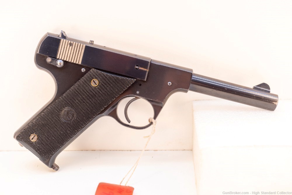 High Standard Model B Type II 4.5" 22LR Pistol -img-4