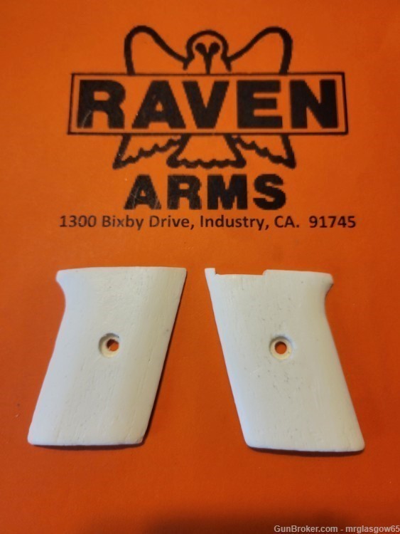 Raven / Phoenix Arms MP25, MP-25, P25, P-25 Faux Wood Grips (Sliding Safety-img-1