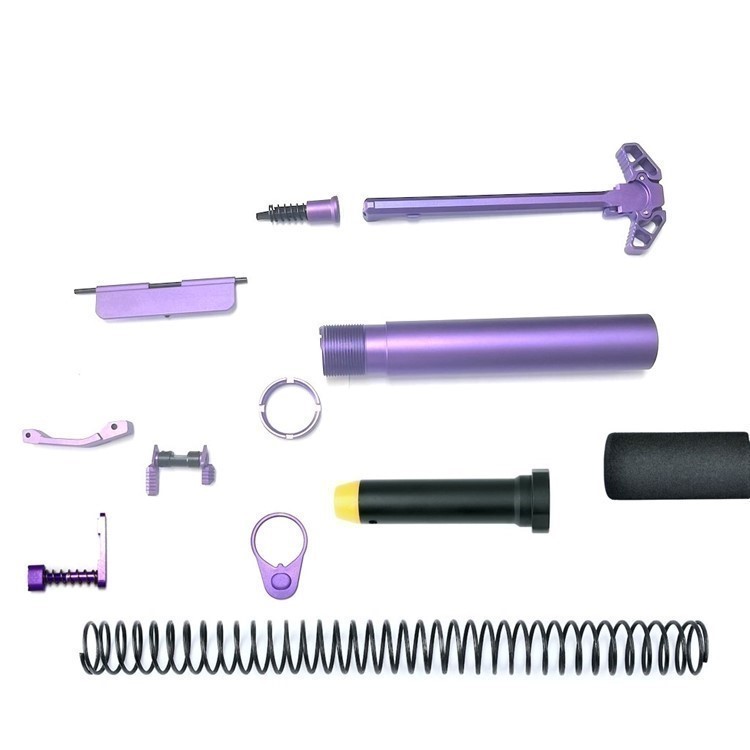 AR-15 Purple Splash Kit for Lower/Upper Pistol buffer tube kits Mil-spec-img-0