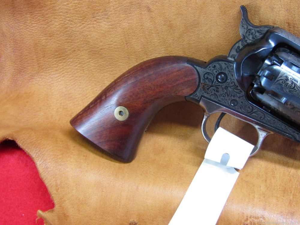 F Lli Pietta 1858 New Army 44 Cal Black Powder Percussion Revolver-img-2