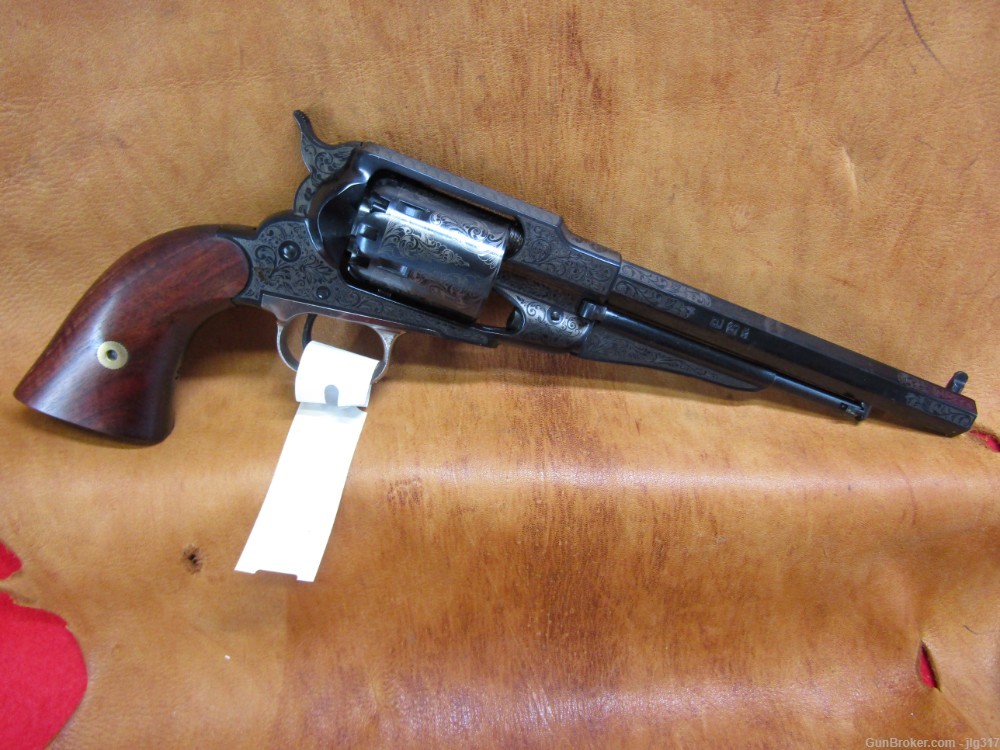 F Lli Pietta 1858 New Army 44 Cal Black Powder Percussion Revolver-img-1
