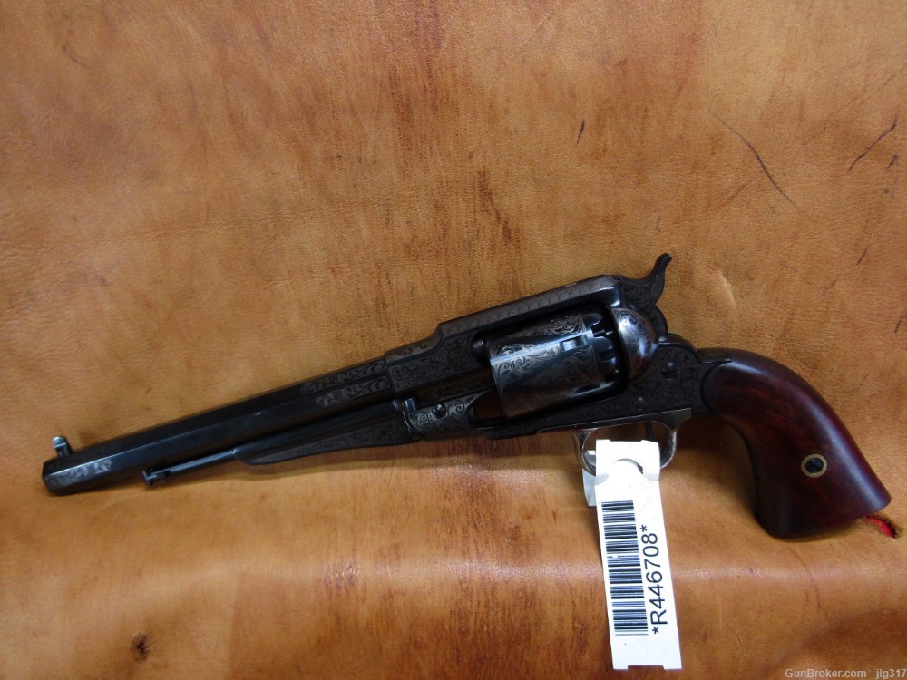 F Lli Pietta 1858 New Army 44 Cal Black Powder Percussion Revolver-img-8