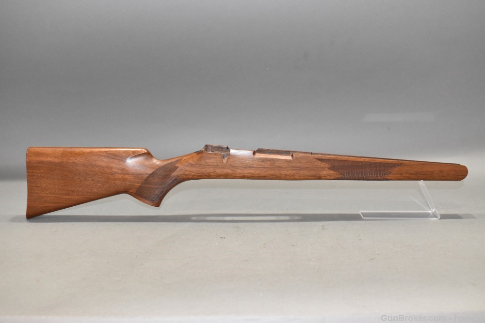 Nice Single Piece Unknown Small Caliber Wood Rifle Stock READ-img-0