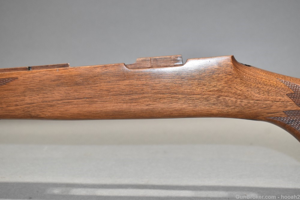 Nice Single Piece Unknown Small Caliber Wood Rifle Stock READ-img-5