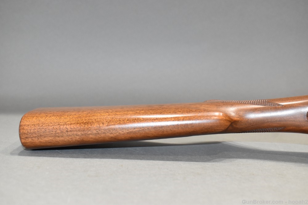Nice Single Piece Unknown Small Caliber Wood Rifle Stock READ-img-7