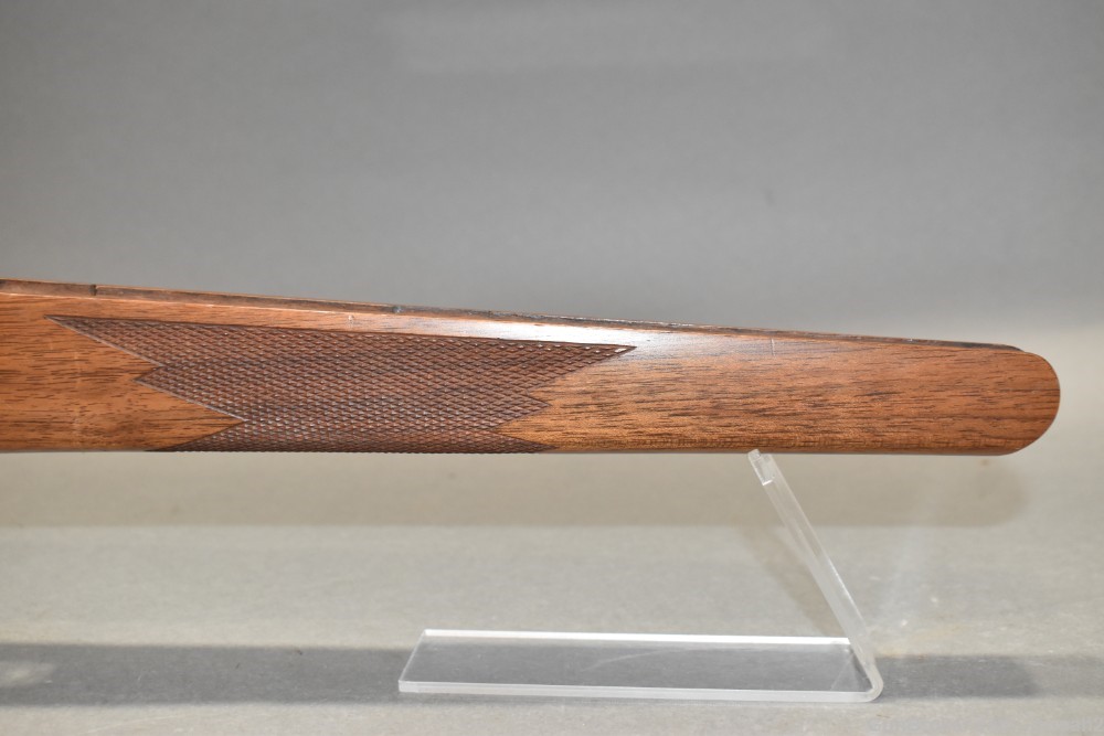 Nice Single Piece Unknown Small Caliber Wood Rifle Stock READ-img-3