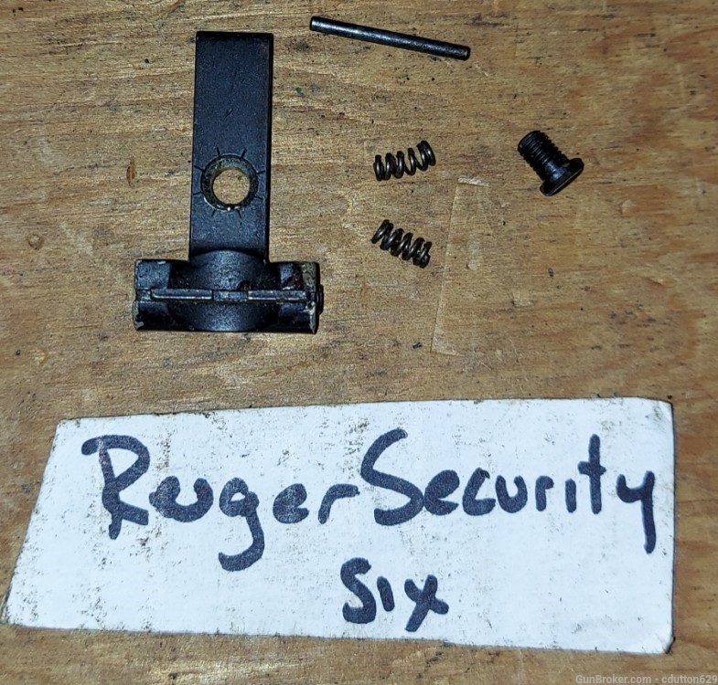 Ruger Security Six factory rear sight assembly-img-0