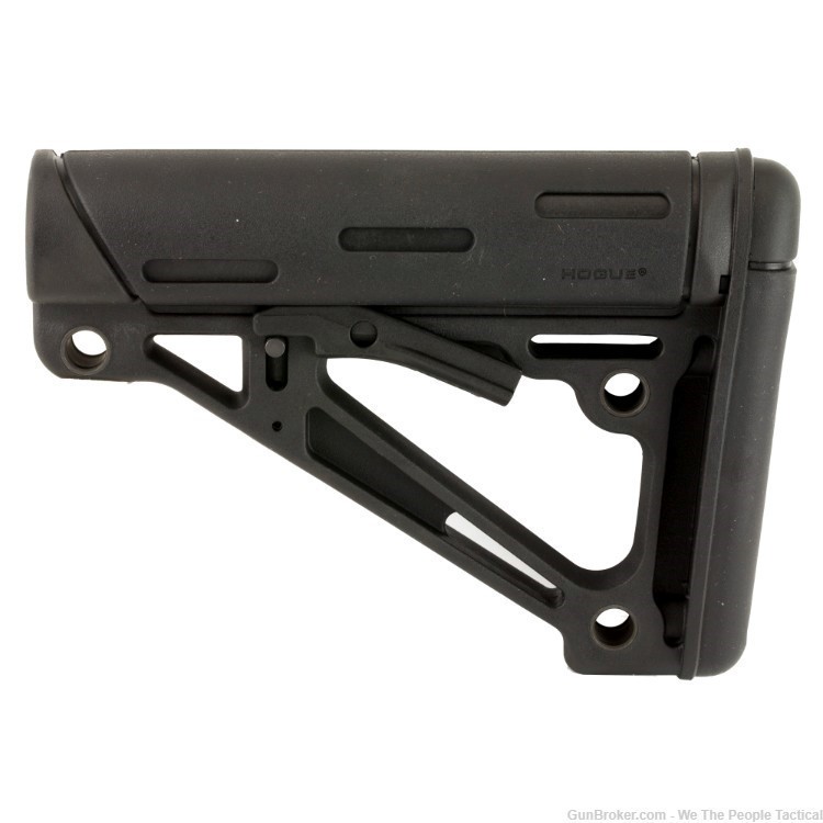 Hogue, AR-15 6-Position Stock, Fits Mil-Spec Buffer Tube Only, Black NEW-img-2