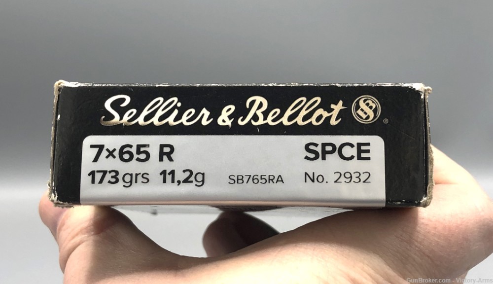 Sellier & Bellot 7x65R 173gr SPCE 20 Rounds Ammunition-img-2