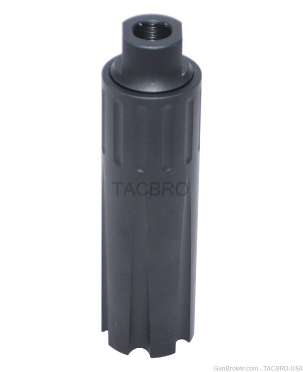 TACBRO 4.5" Linear Comp 1/2"x28 Muzzle Brake For 9MM Ruger PC 9-img-3