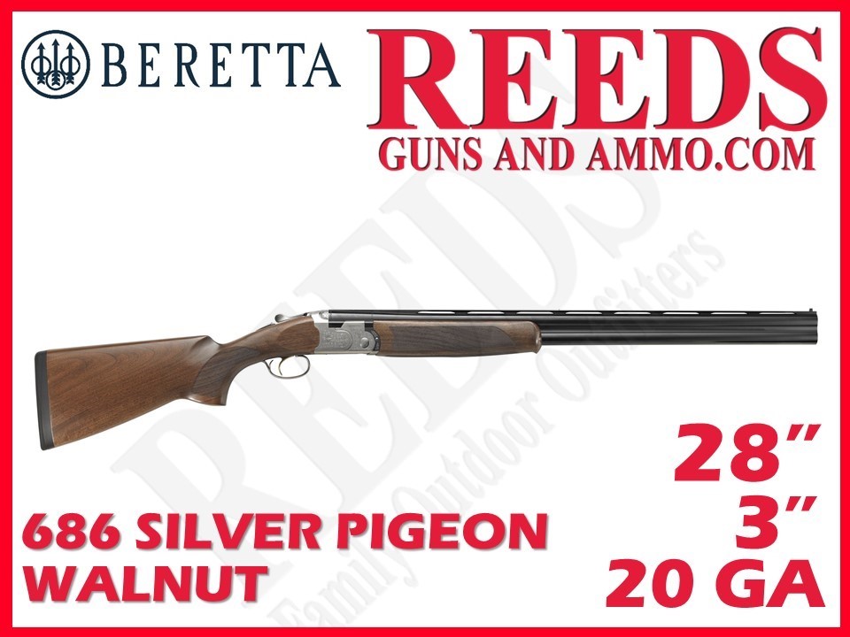 Beretta 686 Silver Pigeon I Walnut 20 Ga 3in 28in J686FK8-img-0