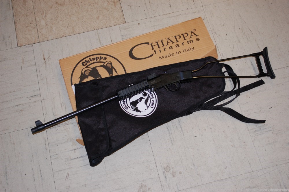 Chiappa LITTLE Badger Single Shot Rifle 17 HMR 16.5" Blued NIB .17 -img-0