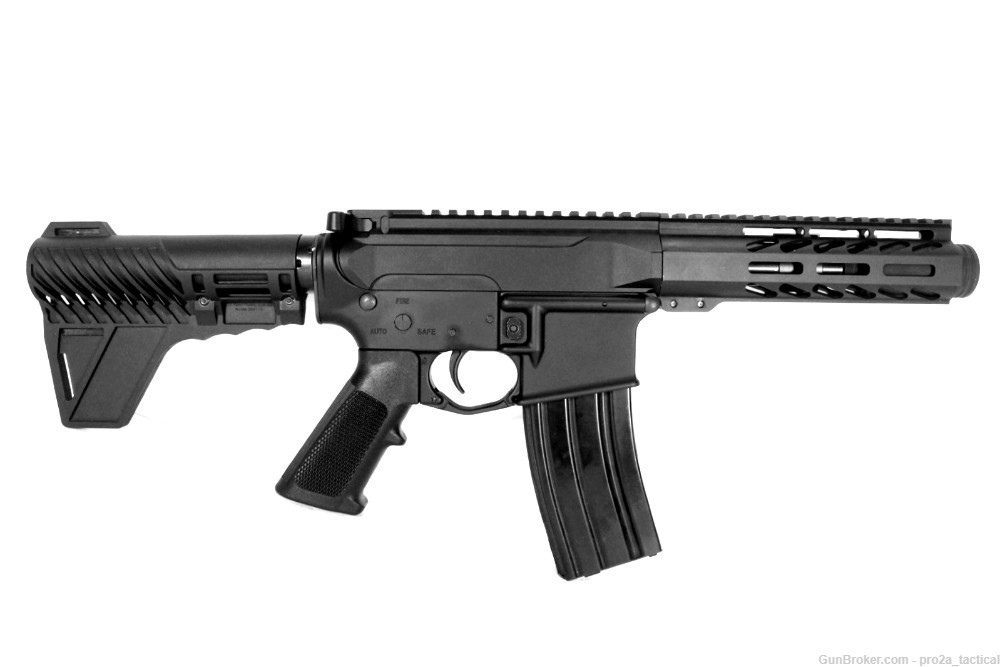 PRO2A TACTICAL PATRIOT LEFT HAND 5 inch AR-15 300 Blackout M-LOK Pistol -img-1