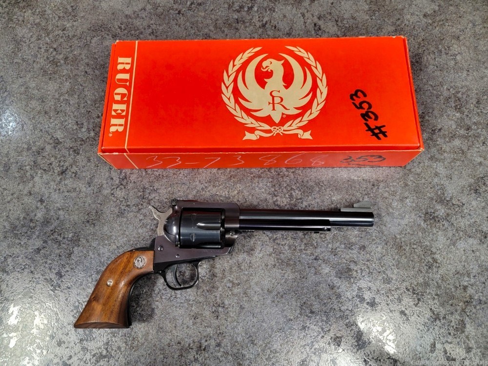 1979 RUGER NEW MODEL BLACKHAWK .357 MAG 6 1/2 INCH - IN BOX W/ PAPERWORK-img-0