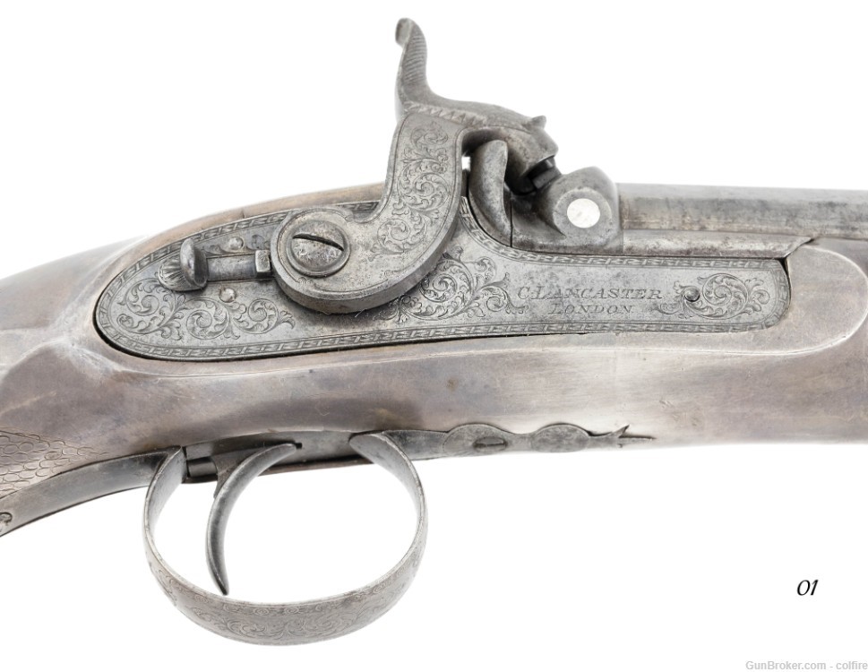 Cased Pair of Charles Lancaster All Metal Percussion Pistols (AH5879)-img-7