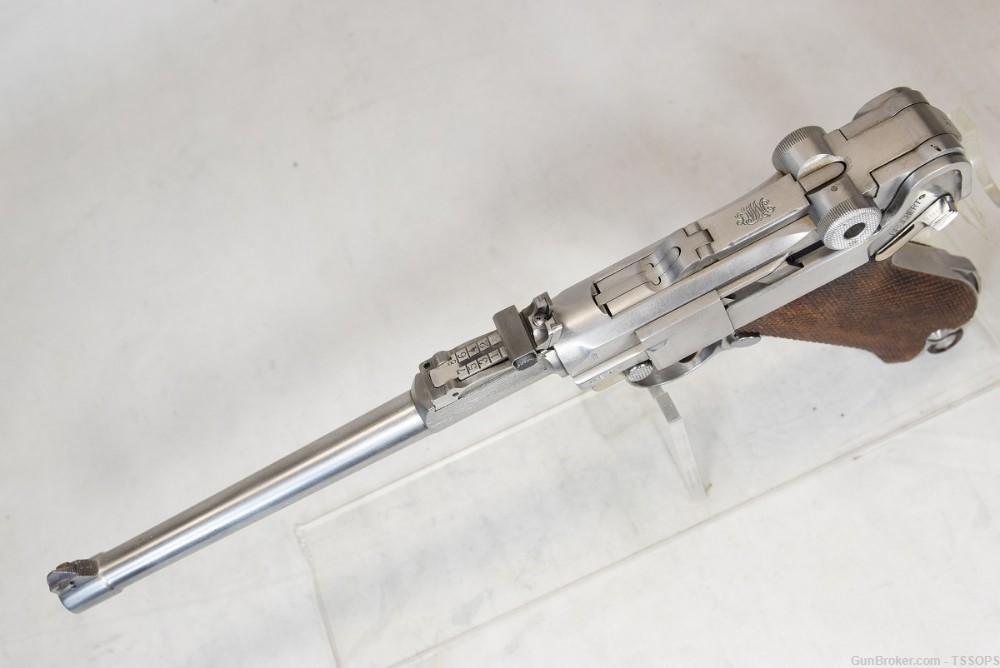 RARE John Martz Custom ARTILERY Luger WITH HOLSTER-img-3