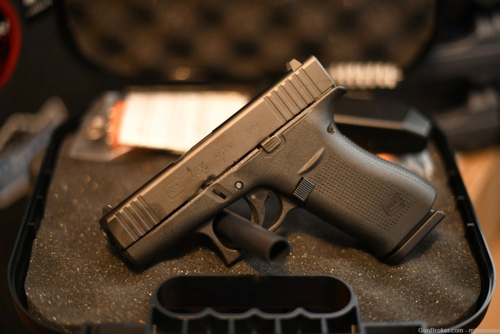 Glock 43X  9mm 3.41" 10 Rd single stack mags-img-0