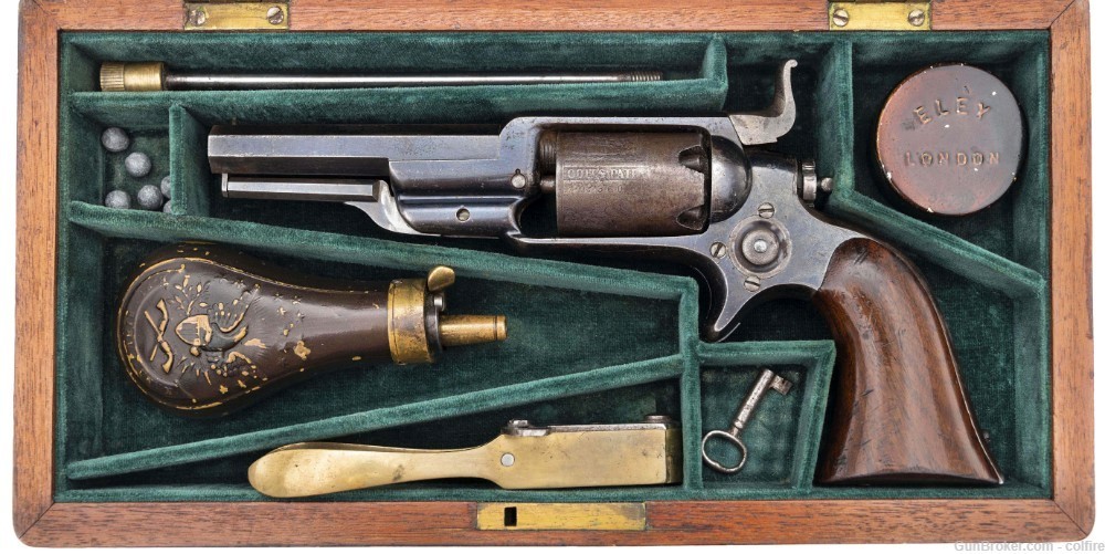 Very Rare Beautiful Cased Colt 1855 Root 1A (AC306)-img-0