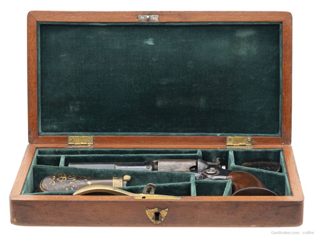 Very Rare Beautiful Cased Colt 1855 Root 1A (AC306)-img-8