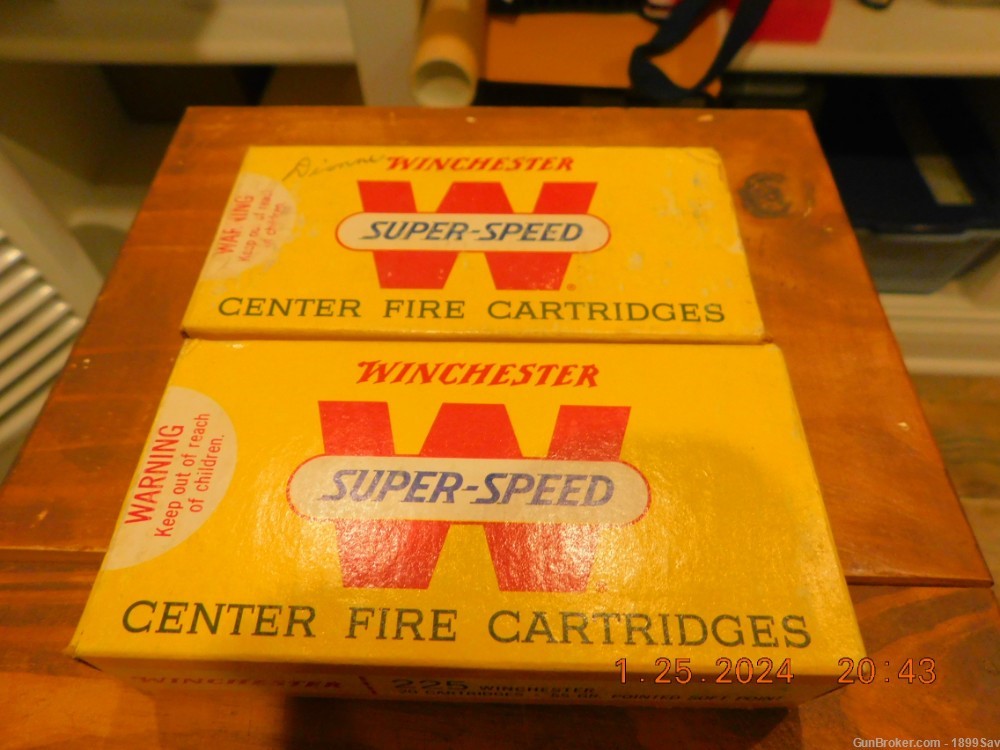WINCHESTER SUPER SPEED in .225 Win 55 Grn. 40 RNDS, 2 BOXES -img-0